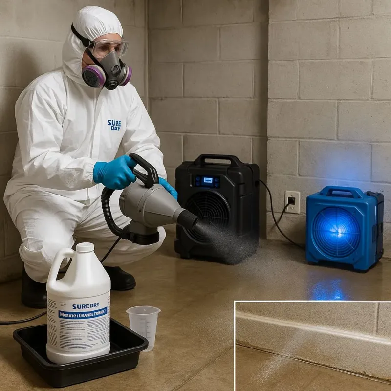 Sanitization and Odor Removal process in Fairview Heights, IL
