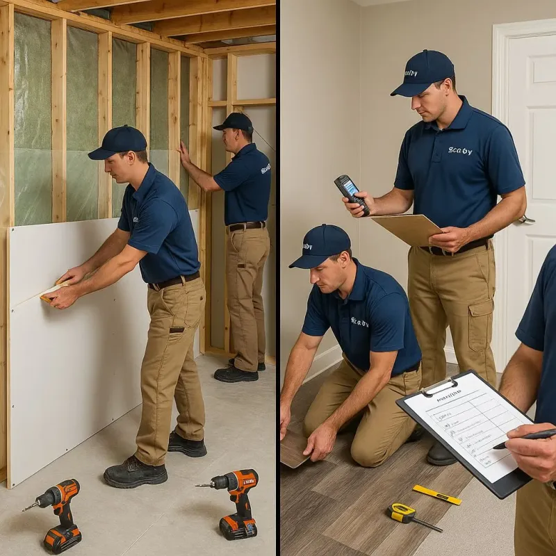 Repairs and Reconstruction process in Fairview Heights, IL